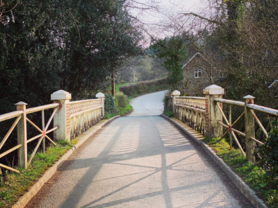 bridge, countryside